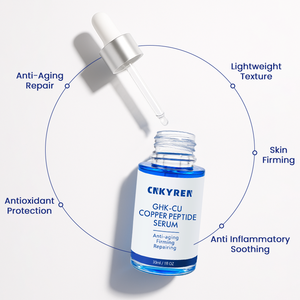 Siero al Peptide di Rame Blu GHK-Cu Anti-Rughe Rassodante Trattamento Viso Riduttore di Pori Schiarente Cura della Pelle - Product Image 4