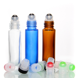 2ml 3ml 5ml 8ml 10ml verre rouleau sur bouteille en gros avec bouchon rond argenté et bille roulante en métal - Product Image 6