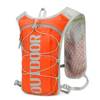 Sac de course à pied multifonctionnel unisexe ultraléger et respirant avec porte-téléphone intégré et bande réfléchissante pour les sports de plein air