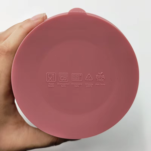 Ensemble de repas pour bébé en silicone de qualité alimentaire, sans BPA, avec ventouse, durable, incassable, coloré, logo personnalisé, prix bas - Product Image 6