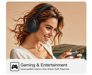 Nhà Sản xuất tai nghe <span class=keywords><strong>DJ</strong></span> mới của <span class=keywords><strong>2025</strong></span> thực sự không dây Tuổi thọ pin dài chất lượng âm thanh Hi-Fi không đau tai nghe chơi game Over-Ear - Product Image 2