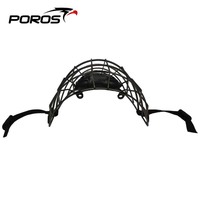 Masque facial de hockey sur glace POROS, cage métallique, protection intégrale du visage pour adulte et jeune, cage de remplacement pour casque de hockey sur glace
