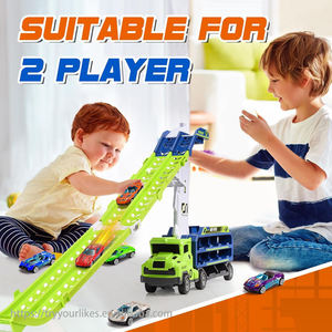 EPT 3D atalet dönüşüm roket parça araba oyuncak rampa arabalar parçaları yuvası yarış setleri çocuk için oyuncak - Product Image 3