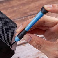 Ensemble d'outils ménagers de 39 pièces en acier au carbone et plastique de haute qualité, à commande manuelle, personnalisable OEM, avec boîte à outils portable