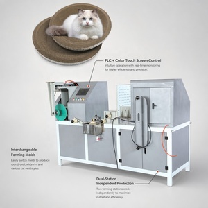 Máquina de Formación Automática de Grado Comercial con Servomotor Completo para la Fabricación de Camas para Mascotas y Rascadores para Gatos de Cartón Corrugado - Product Image 1