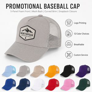 Casquettes en maille personnalisables, casquettes de camionneur vierges avec logo personnalisé, broderie de casquettes de camionneur - Product Image 1