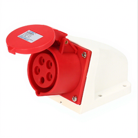 Prises et fiches murales industrielles HFE 380V 16A 3p+n+e IP44 (norme IEC 60309-1-2) 5 broches