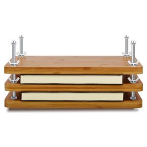 Presse à livres en bois gravée personnalisée <span class=keywords><strong>pour</strong></span> la <span class=keywords><strong>reliure</strong></span> Presse à papier de qualité supérieure - Product Image 1