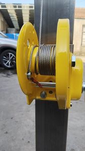 Mât de treuil manuel en acier inoxydable pour panneau solaire et caméra Time Lapse Tour d'éclairage de télécommunication CCTV 2-9m - Product Image 6