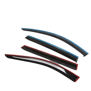 แผ่นบังแดดกันฝน WZXD รุ่นใหม่ อุปกรณ์ตกแต่งภายนอกรถยนต์ คุณภาพสูง ผลิตจากพลาสติก PC สีดำ สำหรับรถยนต์ BYD Song Plus ปี 2020 - Product Image 3