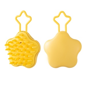<span class=keywords><strong>Brosse</strong></span> à shampooing en plastique Little Star, forme créative, 4G, double usage, pour un massage du cuir chevelu et un nettoyage en profondeur - Product Image 6