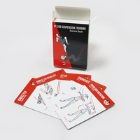 Tarjetas de juego deportivas educativas personalizadas ejercicio con caja tarjetas de ejercicio deportivas familiares personalizadas para adultos