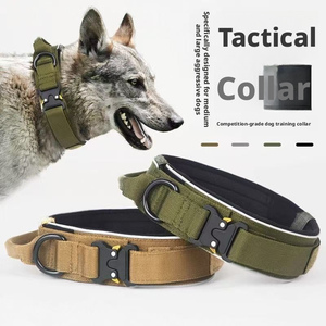 Collar de Perro con Cuerda de Agarre Manual, Collar Grande Antiexplosión para Dobermanns, Malinois y Pastores Alemanes; Collar Resistente Que - Product Image 1