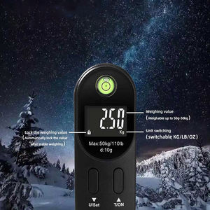 Meilleure qualité Portable 50kg capacité de pesée accessoires de voyage balance à bagages numérique portable - Product Image 6