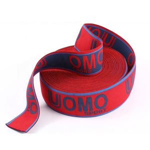 Sangle élastique en jacquard personnalisée, sangle en polyester, ruban élastique en jacquard personnalisé pour sacs - Product Image 3