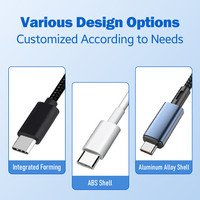 Cable USB Tipo C Magnético de Carga Rápida PD 240W con LED, Compatible con Teléfonos, 100W de Potencia, 2m de Longitud, Revestimiento de Nailon Inteligente