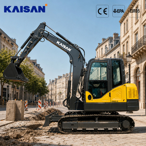 Mini-<span class=keywords><strong>pelle</strong></span> excavatrice avec moteur Kubota, 5/6 <span class=keywords><strong>tonnes</strong></span>, norme EPA Tier 4, livraison gratuite, avec tête de broyeur - Product Image 1
