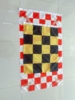 Drapeau personnalisé 3 plis double face 3x5 pieds, bannière en tissu occultant de haute qualité, logo personnalisé imprimé, drapeaux d'extérieur robustes