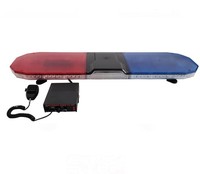 12v 24v 48 "Barre lumineuse d'avertissement Led ambre avec haut-parleur