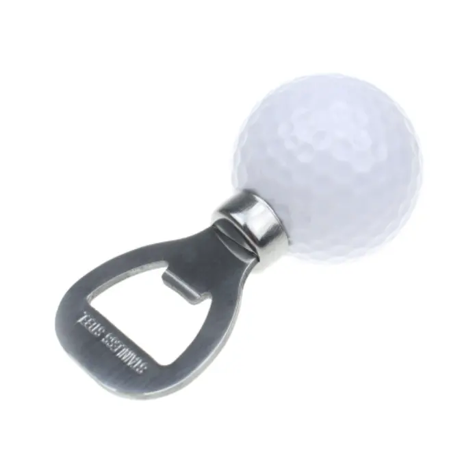 Golf Ball Bottle Opener / Stainless Steel Metal Beer Bottle Opener With Golf Ball