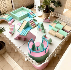 Soft <strong>Play</strong> Set for Toddlers with Ball Pit and Slide <strong>Outdoor</strong> Playground Kids Bounce House Soft <strong>Play</strong> <strong>Equipment</strong> - Product Image 5
