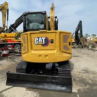 Machines de terrassement bon marché Pelle sur chenilles fabriquée au Japon Pelle sur chenilles Cat 306 307 d'occasion avec pouce hydraulique