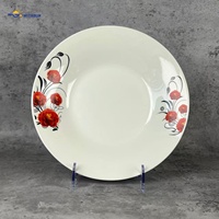 Assiettes en porcelaine céramique chinoise de 9 pouces de haute qualité, écologiques, motif floral mexicain Talavera, personnalisables avec décalcomanies pour fêtes, vente en gros