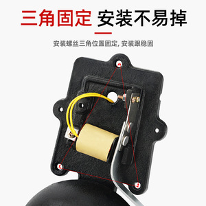 Cast Iron Electric Bell SHF 8 220V External Strike Type For Factory School Use - Product Image 4