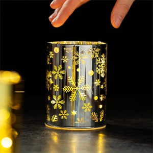 AIKUN Home Fragrance Custom Scented Christmas Snow Flake Deer Aromatic <b>Candlestick</b> Wedding Luxury With Led Lights Candle - Product Image 5