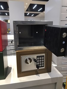 Mini Safe Box With Electronic Digital <b>Lock</b> And Key Colorful <b>Portable</b> Storage For Home Office Gym Jewelry Cash - Product Image 3