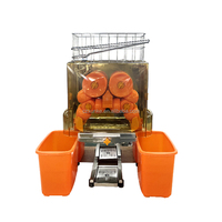 NewSaier RVS Commerciële Automatische Sinaasappelpers Machine 20 Sinaasappels/Minuut Opbrengst Anti-druppel Ontwerp 120W Oververhittingbeveiliging