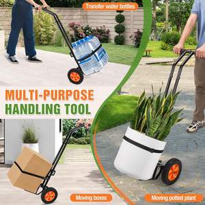 Tanaman tugas berat, keranjang <span class=keywords><strong>Dolly</strong></span> dapat disesuaikan lengan ambil cangkir hisap Pot taman Mover troli keranjang struktur Platform untuk Pot tanaman - Product Image 6
