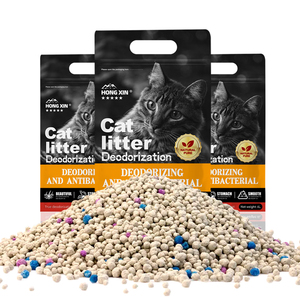 Wholesale New Product Ball Shaped Cheap Cat Sand Multi Fragrance Dust-Free Strong Clumping Bentonite Cat litter sand