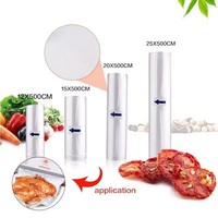Cuisson en plastique scellant sous vide Transparent emballage alimentaire stockage alimentaire sac sous vide sacs de stockage pour scellant sous vide