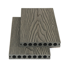 Thân Thiện Với Môi Trường Không Thấm Nước Bằng Gỗ Nhựa <span class=keywords><strong>Composite</strong></span> Sàn OEM Ngoài Trời Ánh Sáng Màu Xám Coextrusion Wpc Decking - Product Image 5