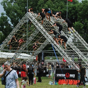 Structure <span class=keywords><strong>de</strong></span> treillis circulaire en <span class=keywords><strong>aluminium</strong></span> à goujon robuste 40x40 pour compétition d'obstacles en extérieur - Product Image 1