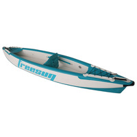 Bateau pneumatique FREESUN Canoekayak 4.1M, haute qualité, kayak à pagaies gonflable, logo personnalisé, canoekayak pour eaux vives, en vente.