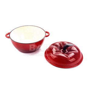 Casserole <span class=keywords><strong>en</strong></span> <span class=keywords><strong>fonte</strong></span> émaillé <span class=keywords><strong>en</strong></span> forme <span class=keywords><strong>de</strong></span> légumes, pot tomate, pour décor <span class=keywords><strong>de</strong></span> cuisine, four néerlandais - Product Image 2