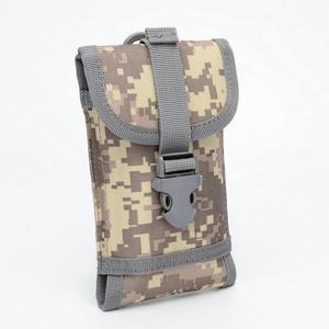 กระเป๋าใส่โทรศัพท์แบบยุทธวิธี MOLLE พร้อมคลิปหนีบเข็มขัด ทำจากไนลอน สำหรับ iPhone 14 15 Pro และโทรศัพท์ขนาดไม่เกิน 6.7 นิ้ว - Product Image 2