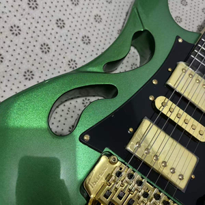 Chitarra Elettrica Double Neck Geake ST-311 con Corpo in Mogano, Manico in Acero, Finitura Lucida, Tastiera in Palissandro, Configurazione Pickup H-S-H - Product Image 5