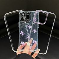 Étui 3D avec paillettes pour iPhone 16 15 14 Pro Max, protection de l'appareil photo avec strass, Capa Funda