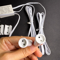 Système de contrôle d'éclairage LED pour armoire et placard avec interrupteur automatique à capteur de lumière double porte 12V 24V