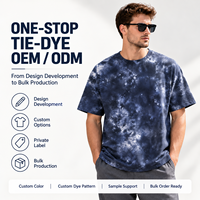 T-shirt Tie Dye Nuage 100% Coton Streetwear – Fabricant de Vêtements en Gros OEM ODM pour Commandes de Marques en Gros