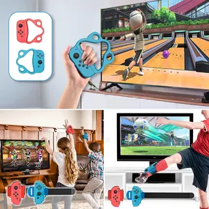 Pacchetto di accessori sportivi <span class=keywords><strong>Switch</strong></span> 14 in <span class=keywords><strong>1</strong></span>, Kit accessori sportivi per interruttore <span class=keywords><strong>Nintendo</strong></span>/interruttore OLED, Kit Bundle accessori per la famiglia - Product Image 6