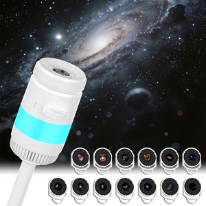Projecteur Galaxie USB Certifié CE RoHS, Lampe de Nuit USB Étoilée 12-en-1, Lumière RVB Colorée - Product Image 2