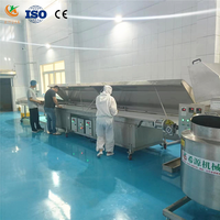 Machine d'enrobage au chocolat en acier inoxydable durable pour la production de barres chocolatées, gaufrettes, pâtisseries, fruits et légumes