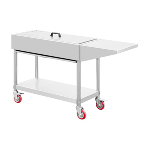 <span class=keywords><strong>Parrilla</strong></span> <span class=keywords><strong>Argentina</strong></span> de Carbón para Asados, Comercial, de Acero Inoxidable, Estilo Santa María - Product Image 2