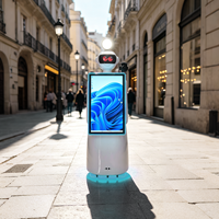 Popeye Photo Robot 2026 Dernière Version, Écran Interactif HD 32 Pouces, 360 °   Caméra mobile rotative avec télécommande