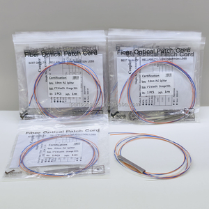 Divisor PLC Monomodo para Telecomunicaciones 1x2 900μm Fibra Óptica FTTH Tipo Mini Tubo de Acero 2 Vías Divisor Óptico de Diferentes Ratios - Product Image 2