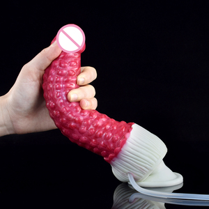 Günstiger Monster-Ejakulations-<span class=keywords><strong>Dildo</strong></span> Riesiger Fantasy-Knoten Weicher Anal-Drachen-<span class=keywords><strong>Dildo</strong></span> Anfänger-Buttplug Sexspielzeug für Männer und Frauen - Product Image 4